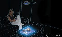 晶莹剔透的迷人 LED织物水滴灯(组图) 
