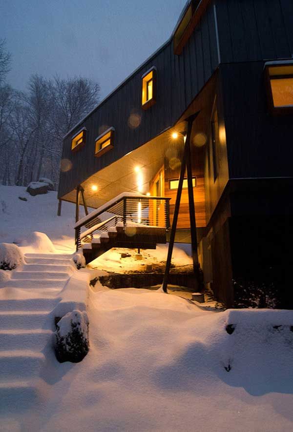 山坡上的奇迹  带来完美冬日温暖小屋 