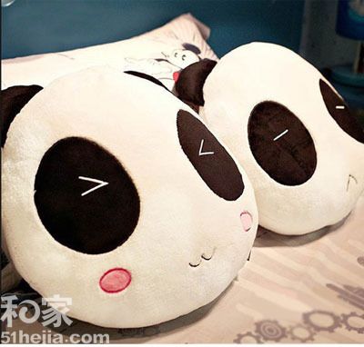 跟我一起喊Panda 熊猫造型可爱软装Show(组图) 