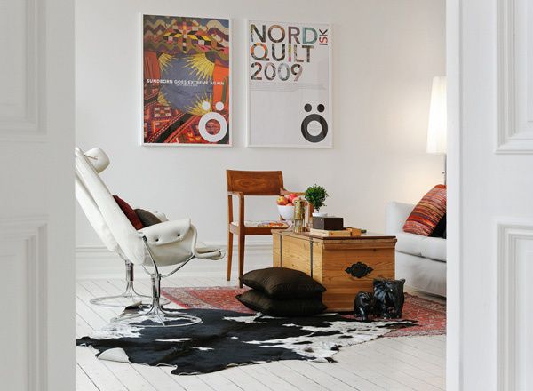 北欧风明媚居室 地板点缀客厅美丽心情(组图) 