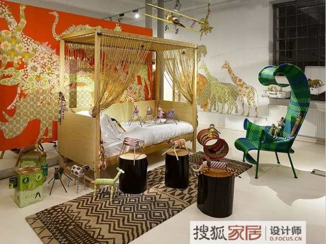 国外设计大师打造趣味儿童房 BYBY的快乐童年 