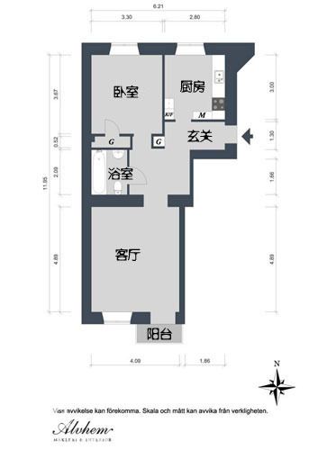 74平极简的家居风格 紧实转型轻松盛装(图) 