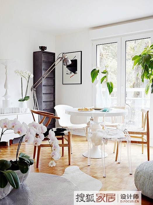 挪威女设计师的巴黎公寓 用心装扮一室浪漫 