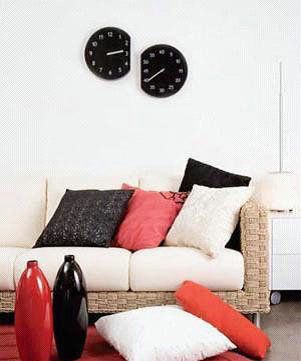 沙发区点睛之笔 时尚靠垫打造温馨家居(组图) 
