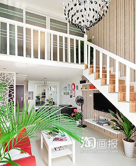 色彩缤纷loft 7万装修45平简约小窝（组图） 