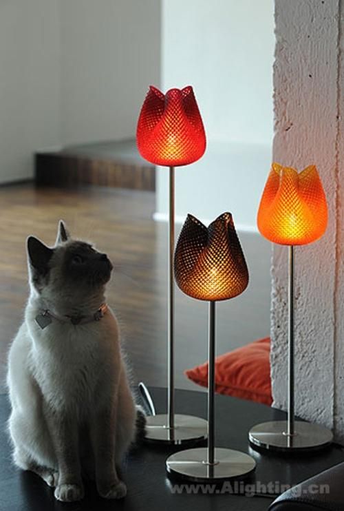 温馨的郁金香台灯 为您的家居添一丝温暖 