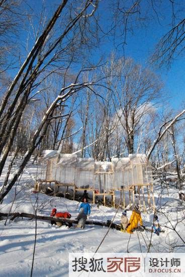 野外圣器 易组装拆卸的休闲小屋 