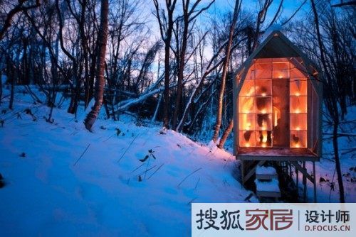 野外圣器 易组装拆卸的休闲小屋 