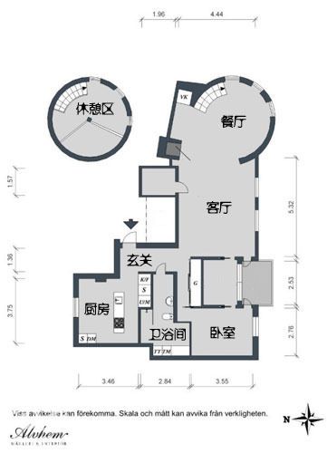 104平米半LOFT设计 延伸靓家的温暖（组图） 