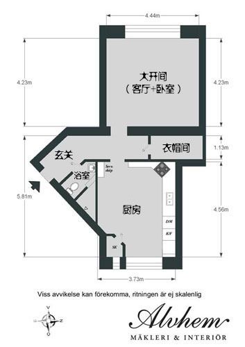 54平简约风情小家 轻柔色彩一见倾心（组图） 