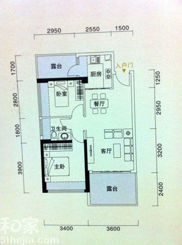 省钱自装甜蜜新家 10万装86平温馨两房（图） 