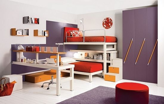 20款卧室组合式家具设计 真心帮助孩子成长 