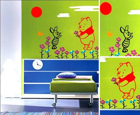 三套可爱儿童房背景墙推荐 让空间活力十足 