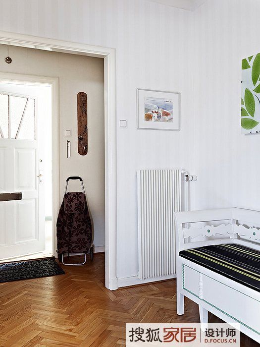 80平米清新温暖的北欧公寓 北欧白的装修基调 