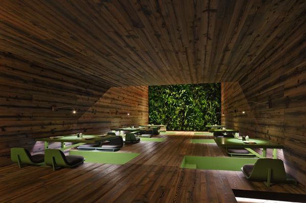 最无可挑剔的餐厅 木地板打造经典日式(组图) 