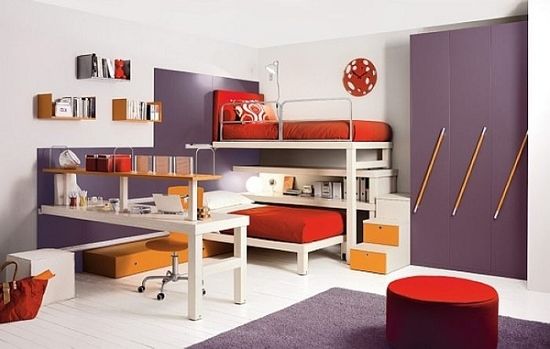 20款卧室组合式家具设计 给孩子独立成长空间 