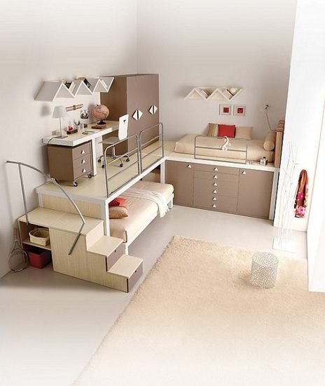 20款卧室组合式家具设计 给孩子独立成长空间 