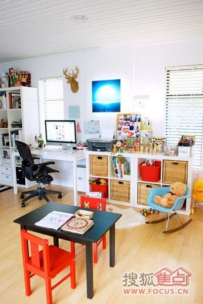 小小书房里大有创意 打造你梦想中的工作室  
