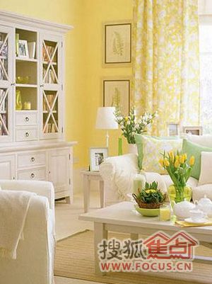浪漫自然小清新风格 六款淡雅客厅沙发布置 
