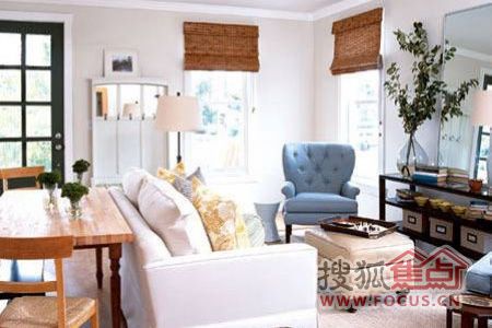 浪漫自然小清新风格 六款淡雅客厅沙发布置 