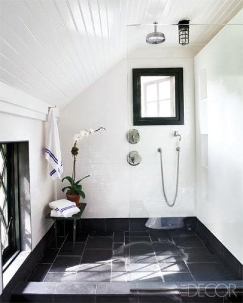 经典神秘家装系列 12款黑白浴室传统设计 
