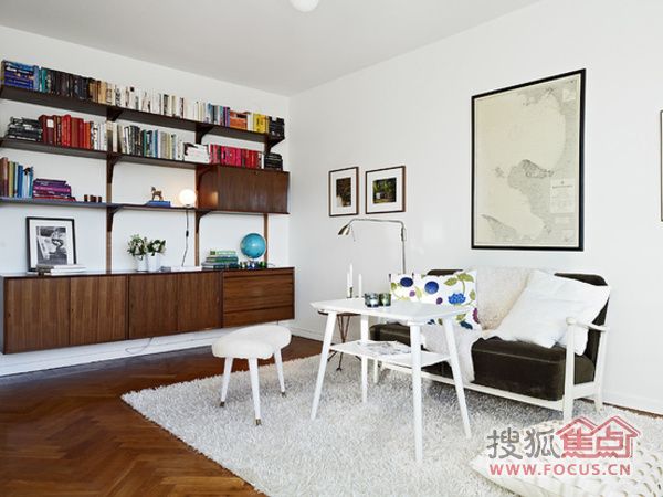 浪漫纯白物语 54平米紧凑型时尚个性单身公寓 