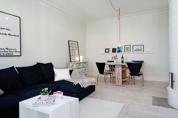 64平米的别样浪漫 迷人的瑞典公寓欣赏(组图) 