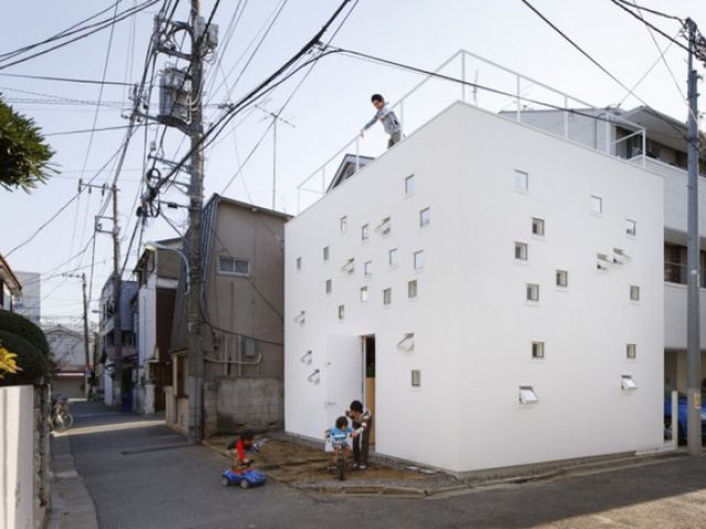 70平两层盒子住宅 给天使们的美好空间(组图) 