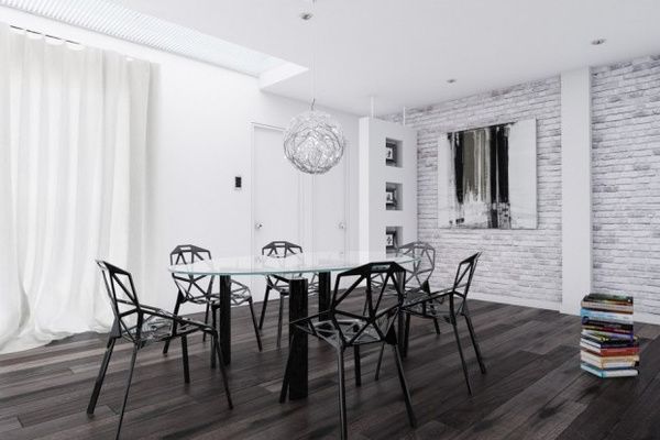 厨房也可以超酷 35款经典黑白空间设计(组图) 
