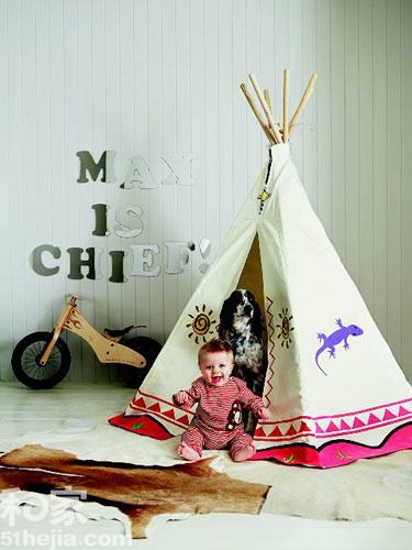 在家也能野营 12个帅气儿童帐篷设计（组图） 