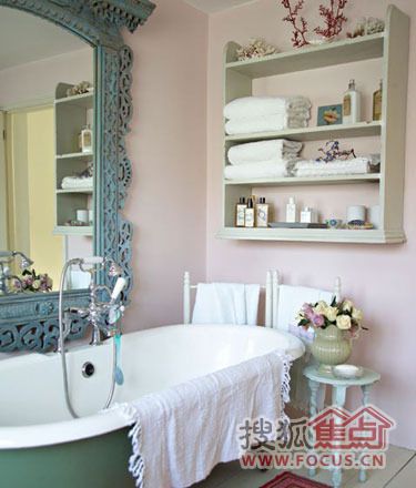 梦幻色彩的个性浴室 让你享受高品质沐浴生活 