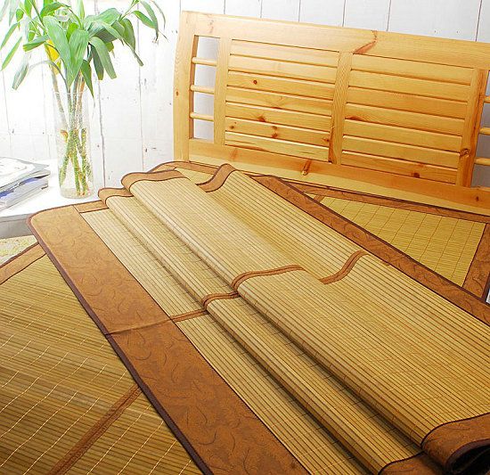 2012新款凉席欣赏 竹纤维凉席深受消费者欢迎(图) 