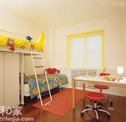 小户型实用儿童房 专为双胞胎设计（组图） 