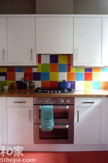 厨房也时尚 9个防溅板瓷砖的拼接法（组图） 