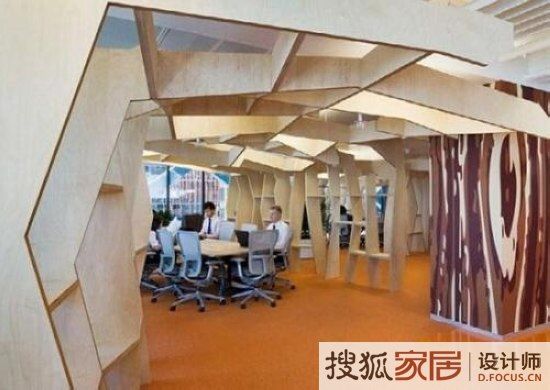 未来空间展示，极具设计感觉的的办公室方案 