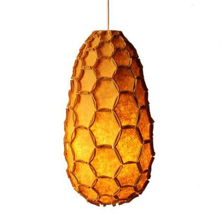 想吃蜂蜜了 跃动音符童年蜂巢灯饰惹人爱 
