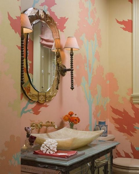 复古奢华的洗手间化妆台设计 惊艳女人之梦 