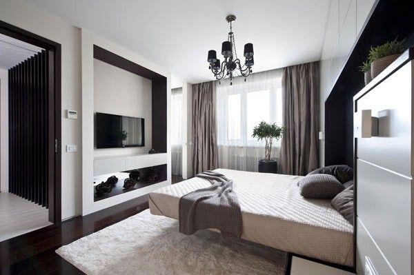 海外风情  黑白优雅莫斯科现代公寓欣赏 