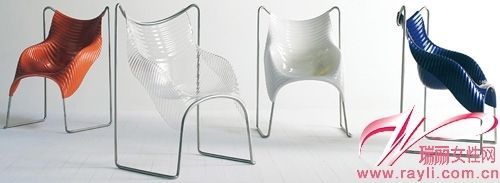 Bonaldo塑料金属椅 