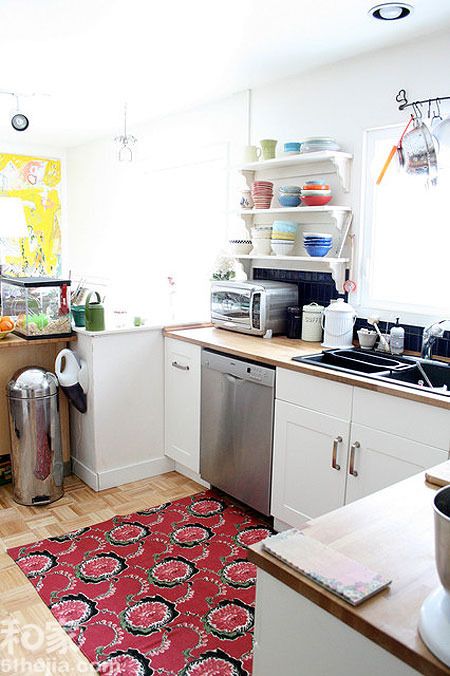 简陋小厨房变身记 10个厨房装饰技巧（组图） 