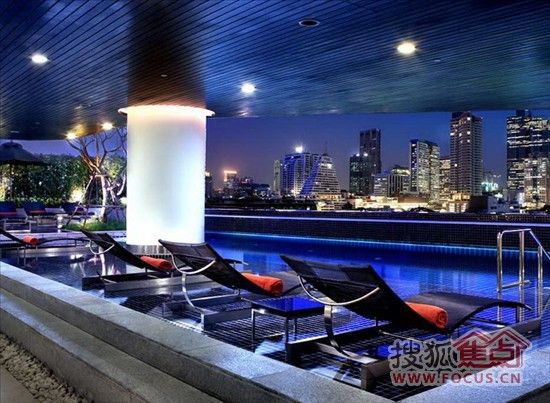 泰国曼谷铂尔曼G酒店灯光设计欣赏 