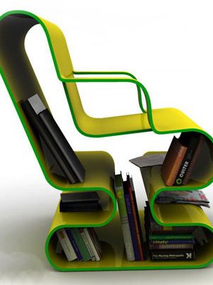 坐享“书”适生活 多款创意收纳椅欣赏 