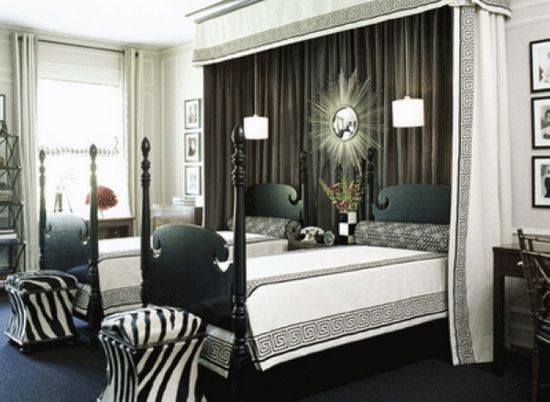 经典之色系列 16款黑白卧室设计案例（组图） 