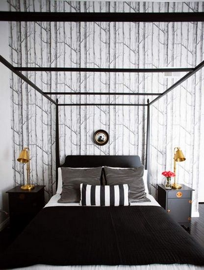 经典之色系列 16款黑白卧室设计案例（组图） 
