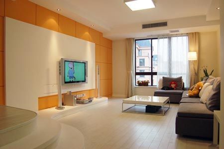 经济适用的客厅电视背景墙和造型设计