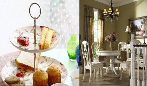 艾芙迪皇室经典系列的白色餐桌