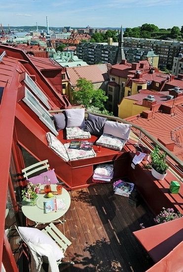 美丽的屋顶花园 睡美人般的瑞典公寓（组图） 