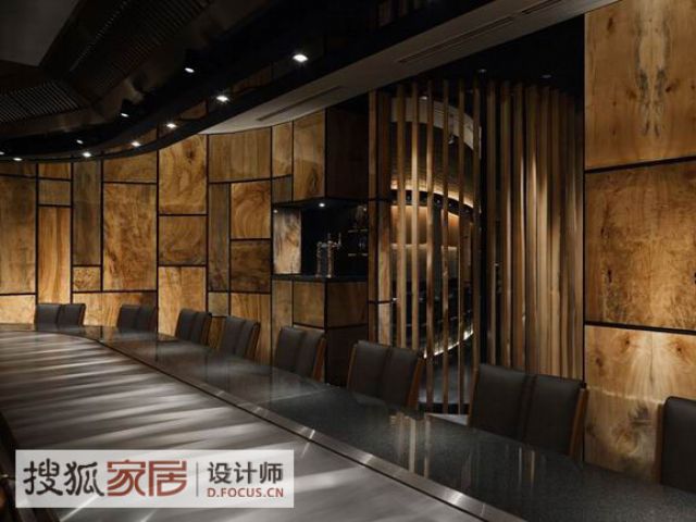 木材变石材 日本东京牛排店装饰设计 