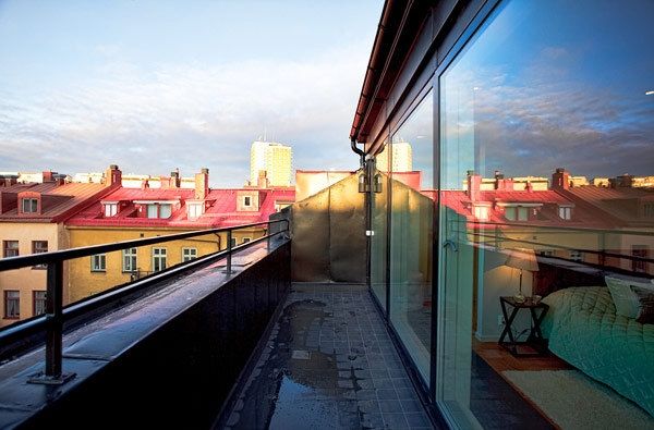 瑞典斯德哥尔摩屋顶公寓（组图） 