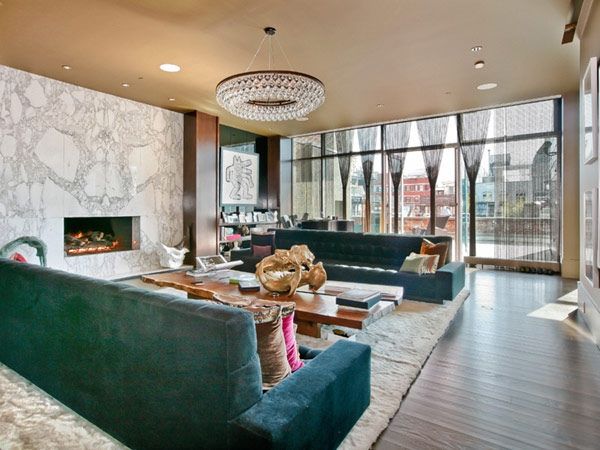 摇滚巨星Lenny Kravitz的纽约屋顶奢华公寓 